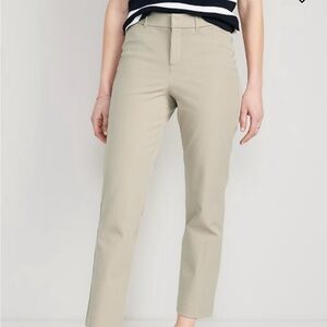Old Navy Women's Straight Leg Pants - Mocha Taffy